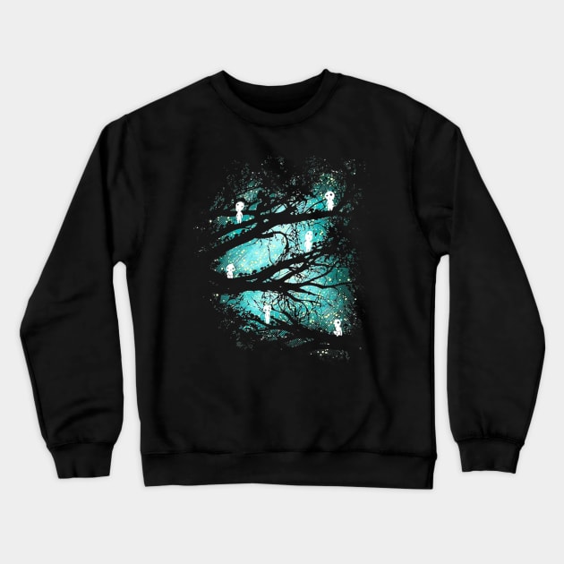 Tree Spirits Crewneck Sweatshirt by Arlinep